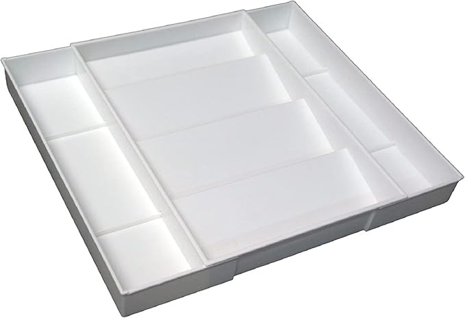 Dial Industries Expandable Kitchen Drawer Spice and Season Jar Organizer Tray