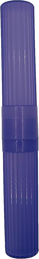 Toothbrush Holder - Purple, Made in USA, with Ventilation Holes, for Toothbrush Covers, Toothbrush Holder, Toothbrush Soft, Durable Design, Hygienic Bathroom Accessory