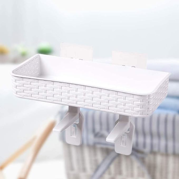 Japanese Plastic Rack, Wall Mounted Shower Shelf Corner Storage, Bathroom(D)