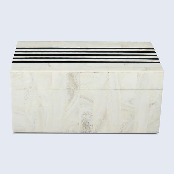 Handicrafts Home Decorative Organizer Box 10x5 â Large Keepsake Box with Lid, Modern Decorative Storage Box, Bohemian Coffee Table DÃ©cor, Jewelry & Memory Box, Decorative Accent Box for Home DÃ©cor