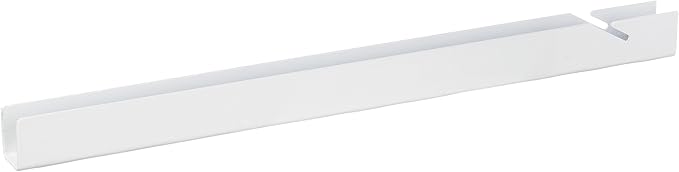 Rubbermaid Fast Track Adjustable Closet System Hardware, 13.75-Inch Upright, White, Pantry Storage/Organization for Clothes/Shoes/Food/Cleaning Supplies