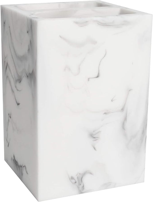 Sweet Home Collection Bathroom Accessories Sets Unique Collections Modern Classic Contemporary Decorative Beautiful Designs Bath Shower Tub Décor, Toothbrush Holder, Plaza (Pack of 1)