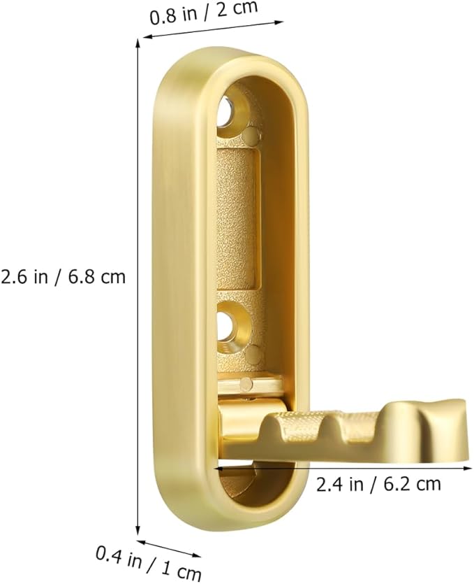 iplusmile 4 Pack Foldable Wall Hooks Zinc Alloy Foldable Coat Hooks Retractable Towel and Backpack Hangers for Bathroom Kitchen Entryway Space Saving Invisible Hooks