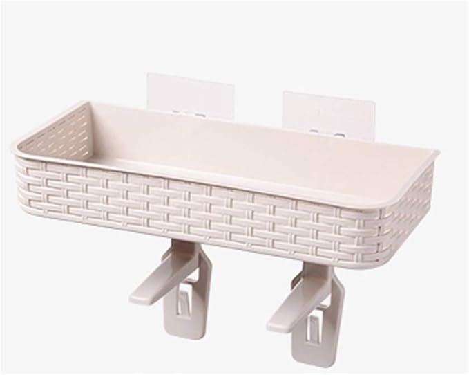 Japanese Plastic Rack, Wall Mounted Shower Shelf Corner Storage, Bathroom(E)