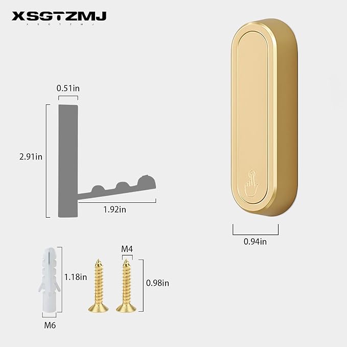 4PCS Folding Coat Hooks, Heavy Duty Wall Hooks Made of Zinc Alloy, Foldable Gold Wall Hooks for Hanging Coats, Scarves, Hats, Bathrobes, Keys, Bags (Gold)