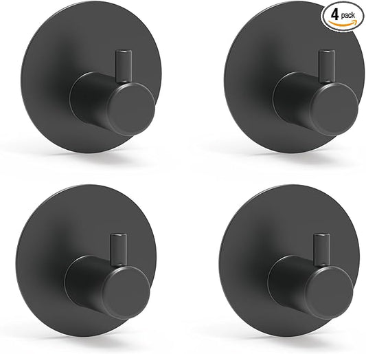 Ant Mag Magnetic Key Hooks 4 Pack Wall Mounted for Hanging Key Towel Bag Hat Scarf Wreath on Metal Surface for Home Kitchen Bathroom Fridge Cabinet Entryway