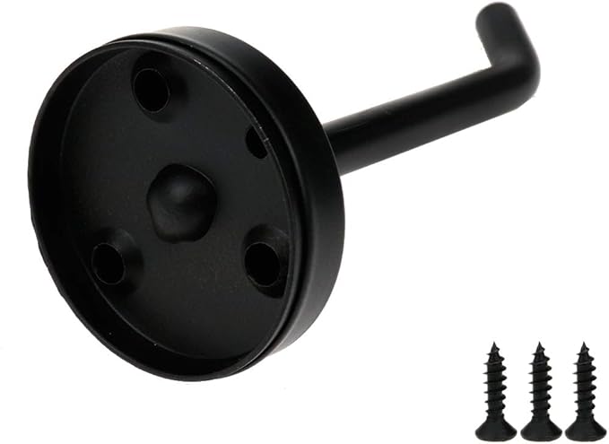Coat Hook Towel Hooks Stainless Steel Heavy Duty Wall Hooks for Hanging Clothes Wall Mount Towel Holder for Bedroom Kitchen Closet 4" /100mm Length Black Brushed Surface -4pcs