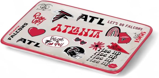 The Memory Company Officially Licensed NFL Team Spirit Ceramic Trinket Tray, Decorative Storage Catch-All, Home & Office Organizer, Gift for Football Fans