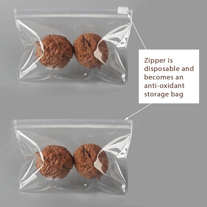HSLFUAI 50PCS Transparent Jewelry Bags Square Clear Zipper Jewelry Pouches Earring Bracelet Storage Organizer (15 * 15cm 5.9 * 5.9 inch)