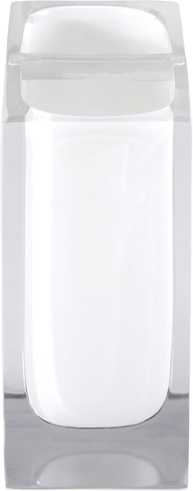 Izod - Toothbrush Holder, Resin Countertop Accessories, Dorm Room Essentials, Modern Home Decor (Marina Collection, White)