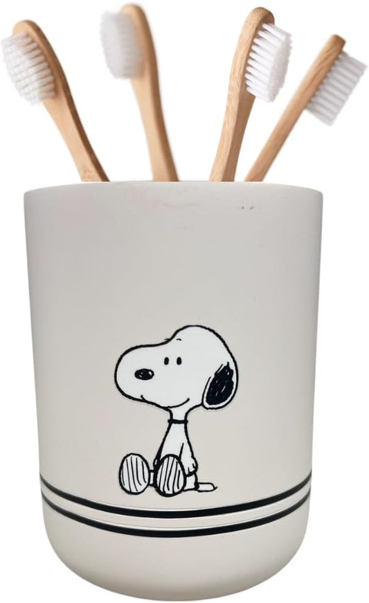 Peanuts Snoopy Kids Toothbrush Holder - Makeup Brushes/Pens Tumbler, (Official Peanuts Product) by Franco Collectibles