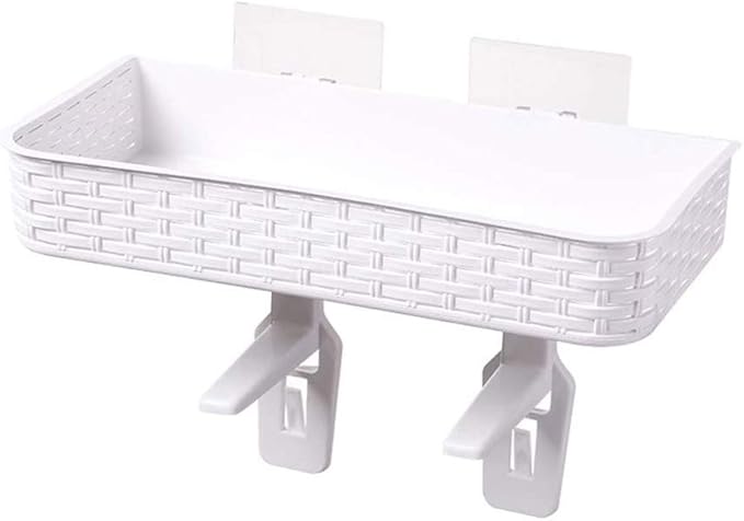 Japanese Plastic Rack, Wall Mounted Shower Shelf Corner Storage, Bathroom(D)
