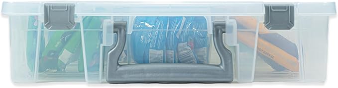 Best Kept | Shelf Organizer | Plastic | Bathroom Drawer Organizer | Makeup & Beauty Storage | Home Organization System | With 7 Clear Storage Bins, 1 Pack