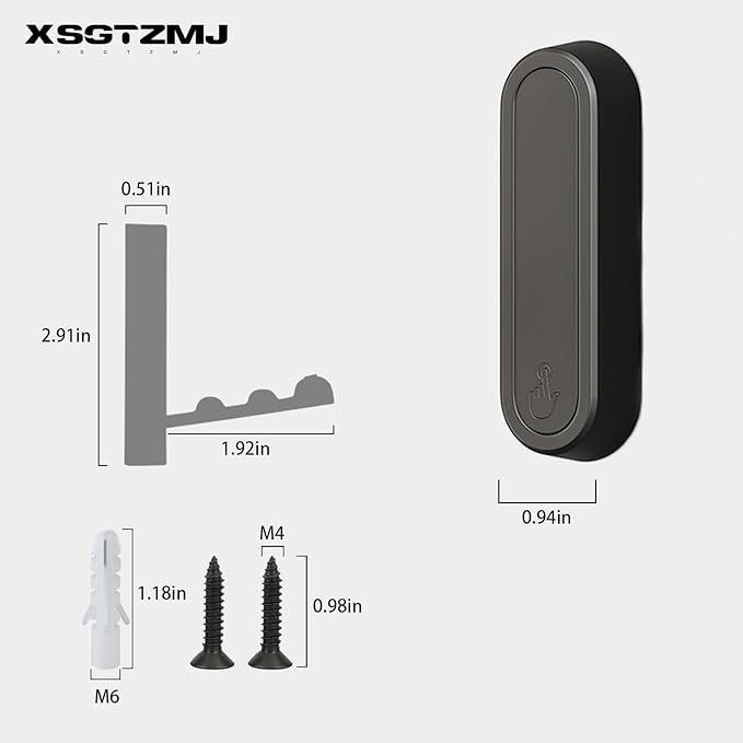 4PCS Folding Coat Hook, Heavy Duty Wall Hooks Made of Zinc Alloy, Foldable Wall Hooks for Hanging Coats, Scarves, Hats, Bathrobes, Keys, Bags (Black)