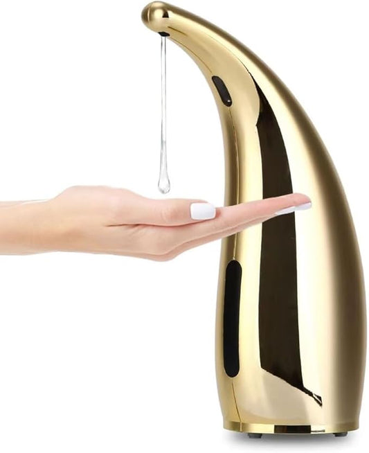 Soap Dispenser,Touchless Bath Kitchen Countertop Automatic Soap Dispenser with Infrared Motion Sensor,IPX6 Waterproof.Perfect for Bathroom and Kitchen.