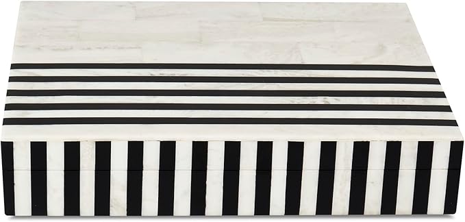 Handicrafts Home Decorative Box 8x6 – Photo Storage Box, Jewelry Organizer, Modern Decorative Storage Box with Lid, Bohemian Table Décor, Vintage Keepsake Box for Shelf or Coffee Table Décor
