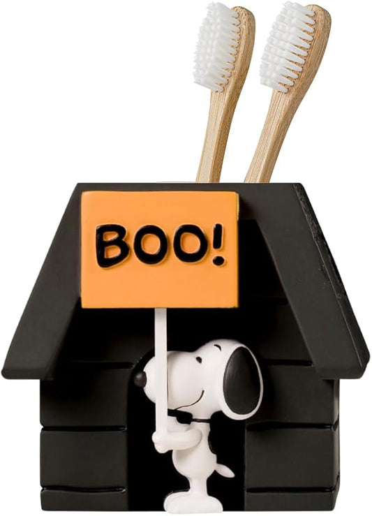 Peanuts Snoopy Halloween Toothbrush Holder - Makeup Brushes/Pens Tumbler, (Official Peanuts Product) by Franco Collectibles
