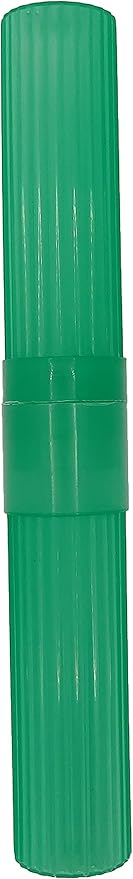 Toothbrush Holder (Green) - Made in USA, with Ventilation Holes, for Toothbrush Covers, Toothbrush Holder, Toothbrush Soft, Durable Design, Hygienic Bathroom Accessory