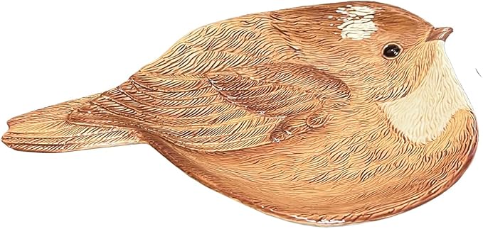 Streamline Imagined Brown Sparrow Trinket Dish