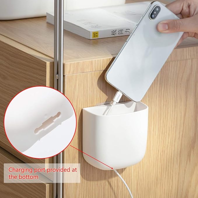 2 Pack Wall Mounted Remote Control Holder with Adhesive for Home Office School