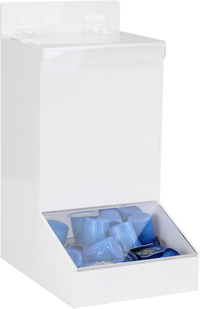 7Penn Clear Plastic Pantry Storage Container - Small Accessory and Snack Dispenser Office and Home Organization Bin