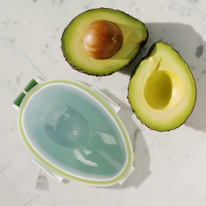 Avocado Saver, Avocado Keeper Reusable Storage Containers, Fresh Keeper, Crisper, Individual Saver Holder or Refrigerator Keep Your s Fresh for Days