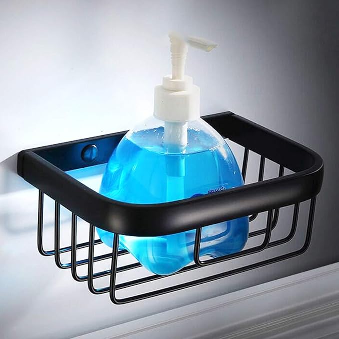Bathroom Shelf Storage Rack for Kitchen, Non drilled Stainless Steel, Wall Mounted