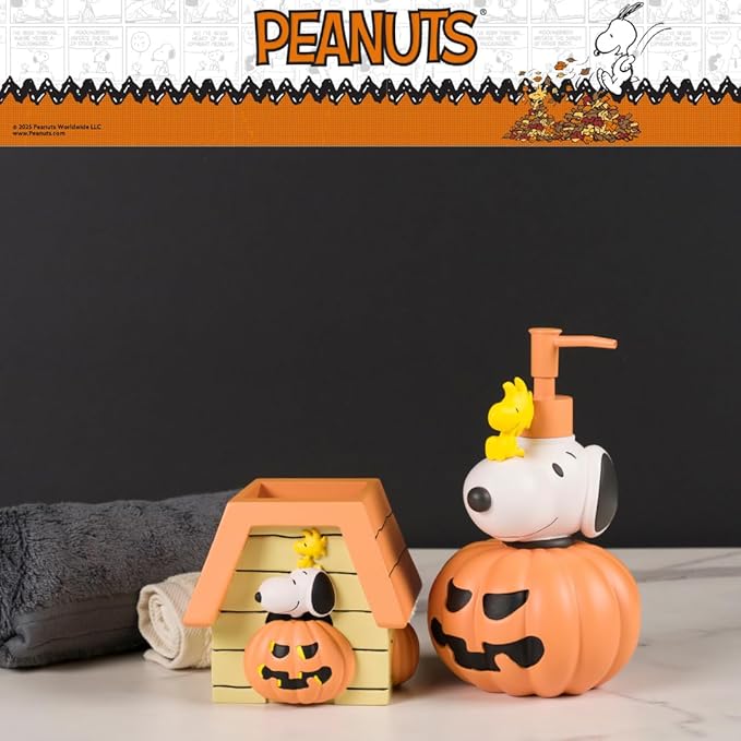 Peanuts Snoopy Toothbrush Holder - Makeup Brushes/Pens Tumbler, (Officially Licensed Product) by Franco Collectibles
