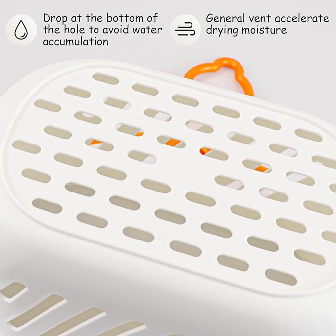 Plastic Hanging Shower Caddy with Hook Portable Kitchen Organizer Storage Basket Hanging Shower Caddy Basket for Bathroom Kitchen Pantry Bathroom Dorm Room（White）