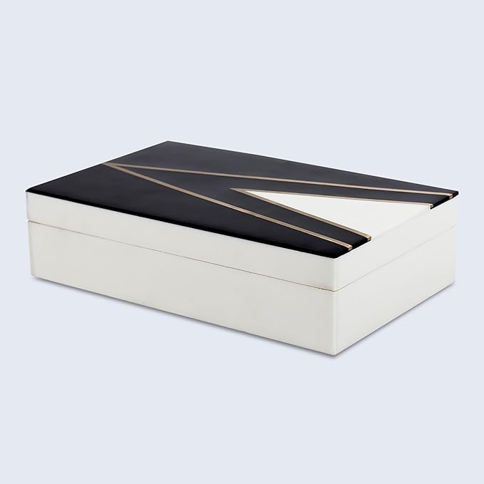 Handicrafts Home Decorative Keepsake Box 8x5 – Small Organizer Box with Lid, Boho Decorative Storage, Retro Memory Box, Unique Coffee Table Décor, Jewelry or Trinket Box, Modern Shelf Decorative Box