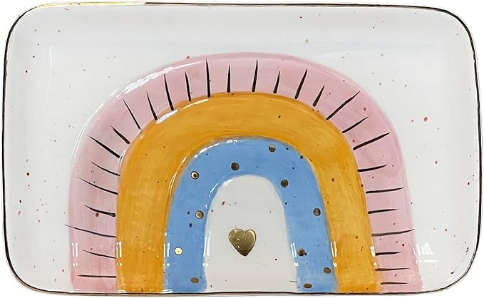 Streamline Imagined Rainbow Trinket Dish