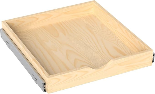 ZOINLIY Wooden Pull Out Cabinet Organizer, Slide Out Drawer for Kitchen Organizers and Storage, Soft Close, Heavy Duty, Fully Expandable