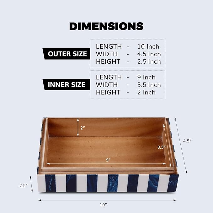 Handicrafts Home Decorative Storage Box 10x6 â Remote Organizer Box with Lid, Modern Decorative Keepsake Box, Boho Shelf DÃ©cor, Memory Box for Photos or Letters, Decorative Box for Table DÃ©cor