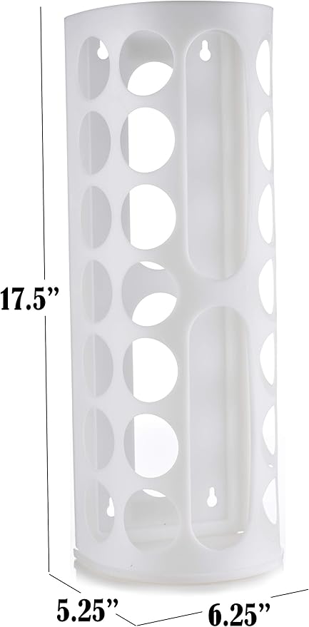 Handy Laundry Grocery Bag Storage Holder, Large Capacity Bag Dispenser, Neatly Store Plastic Shopping Bags & Keep Them Handy for Reuse, Access Holes Make Adding or Retrieving Bags Simple & Convenient