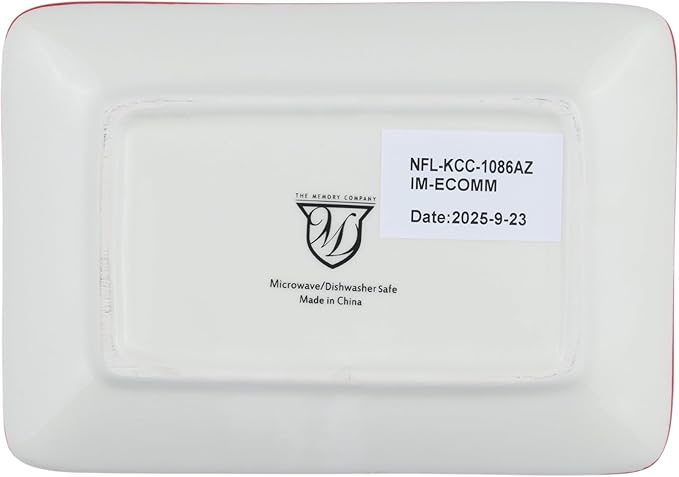 The Memory Company Officially Licensed NFL Team Spirit Ceramic Trinket Tray, Decorative Storage Catch-All, Home & Office Organizer, Gift for Football Fans