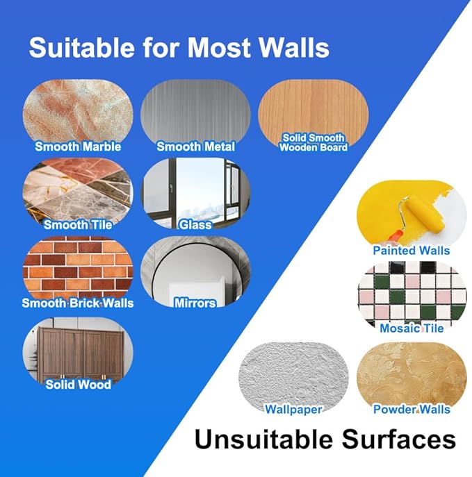 Koja 12 Pack Heavy-Duty Self-Adhesive Hooks - Transparent, Waterproof, Stick-on Wall Hooks for Keys, Bathroom, Shower, Outdoor, Kitchen, Door, Home Improvement, Utility Room.