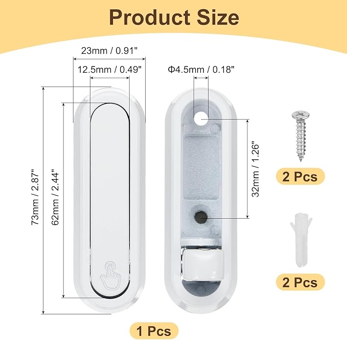 uxcell Foldable Wall Hooks, Aluminum Alloy Heavy Duty Wall Mounted Folding Coat Hooks with Mounting Accessories Space-Saving for Hanging Coat Towels Hat Bags, Oval, Matte White