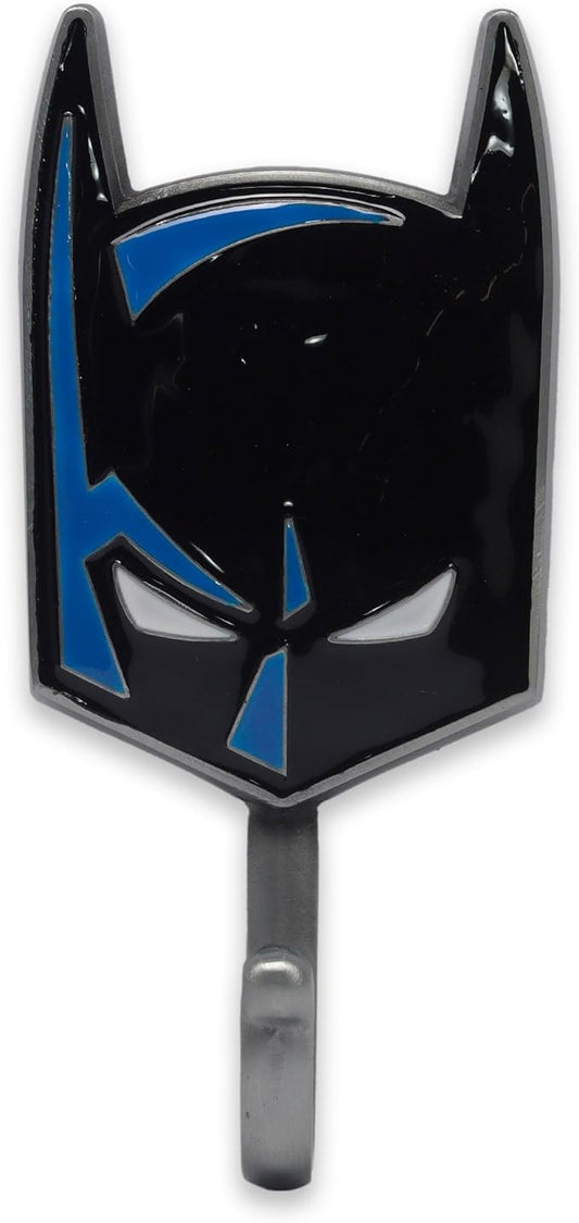 Open Road Brands DC Comics Batman Metal Wall Hook - Batman Hook for Coats, Jackets, Keys and More - Great Gift Idea