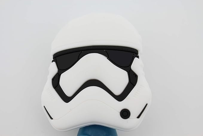 Star Movie Stormtrooper Head 2 pcs Set Toothbrush Holders with Suction Cup for Wall in Bathroom at Home RV Camper Van
