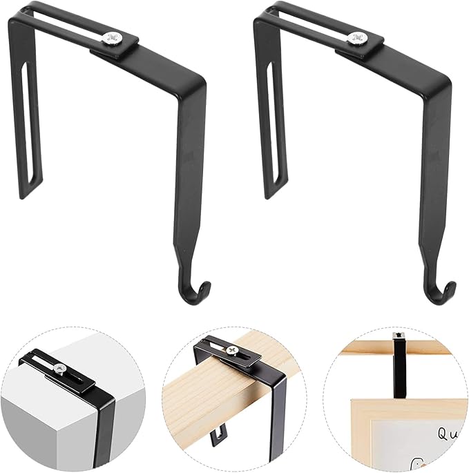 5pcs Adjustable Compact Multi-Purpose Hooks for Closet Clothes Hanger and Kitchen Storage, Universal Wardrobe Hanging Holder for Home Organization