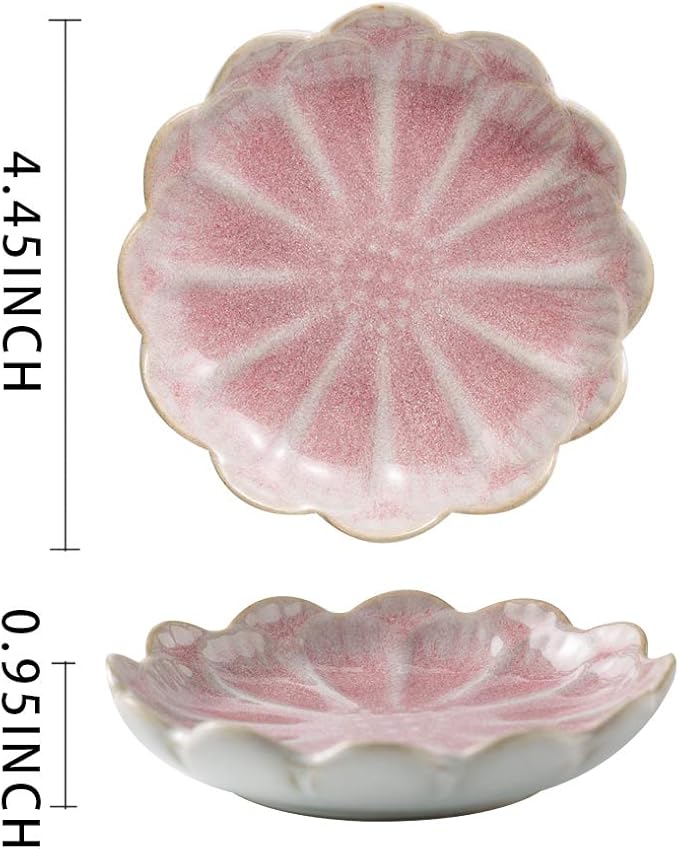 jewelry dish, flower shape ring dish, pink earring tray, cute jewelry holder, key bowl, flower pink
