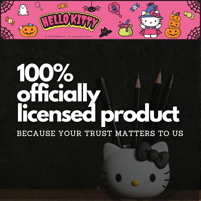 Sanrio Hello Kitty Toothbrush Holder - Makeup Brushes/Pens Tumbler, (Official Peanuts Product) by Franco Collectibles