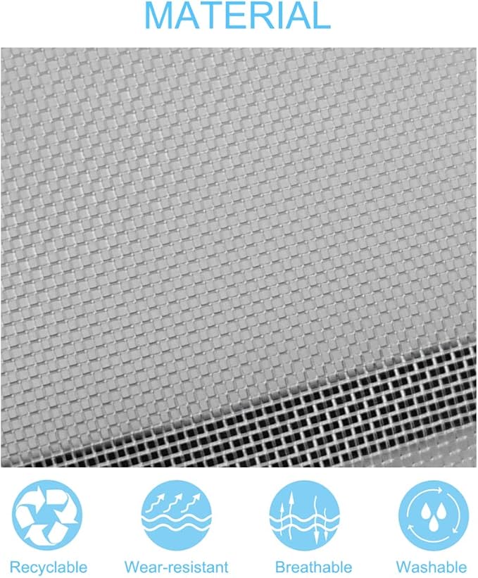 Bag Holder for Plastic Bags, 2 Pcs Polyester Grocery Bag Holder Plastic Dispenser Foldable Breathable Washable Hanging Mesh Garbage Bag Organizer for Kitchen Plastic Bag Storage (Gray)
