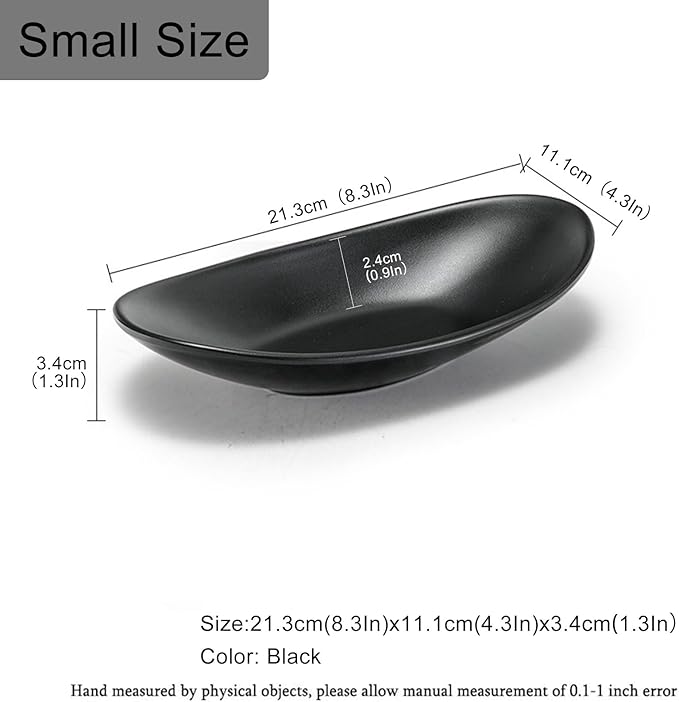 Black ring jewellery tray organiser tray, dresser decor key flat jewellery bowl decorative oval dish