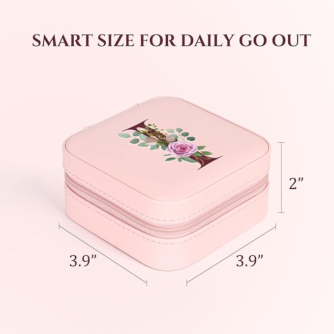 Easter Basket Stuffers for Teens Essentials, Valentines Day Christmas Stocking Stuffers for Women Teen Girl Gifts Trendy Stuff Travel Jewelry Box Case Organizer Personalized Birthday Gifts