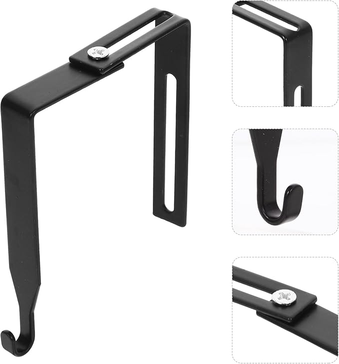 5pcs Adjustable Compact Multi-Purpose Hooks for Closet Clothes Hanger and Kitchen Storage, Universal Wardrobe Hanging Holder for Home Organization