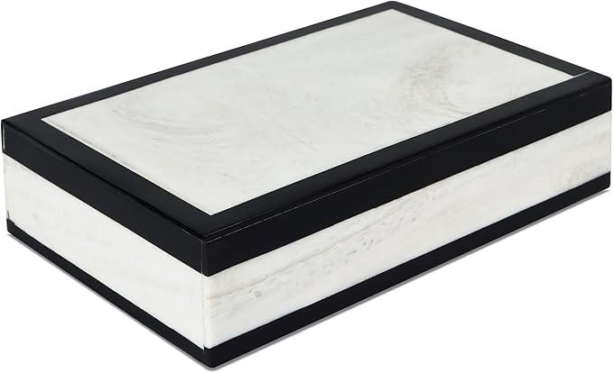 Handicrafts Home Decorative Keepsake Box 8x5 – Small Organizer Box with Lid, Boho Decorative Storage, Retro Memory Box, Unique Coffee Table Décor, Jewelry or Trinket Box, Modern Shelf Decorative Box