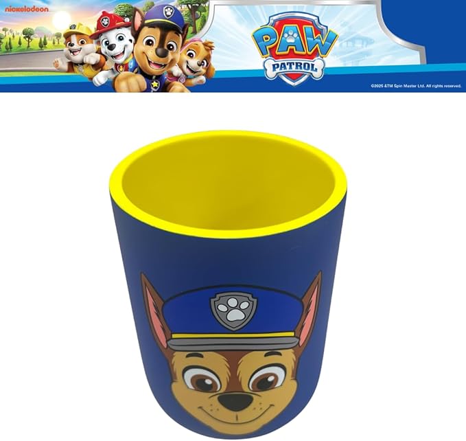 Paw Patrol Chase Kids Toothbrush Holder - Makeup Brushes/Pens Tumbler, (Officially Licensed Product) by Franco Collectibles