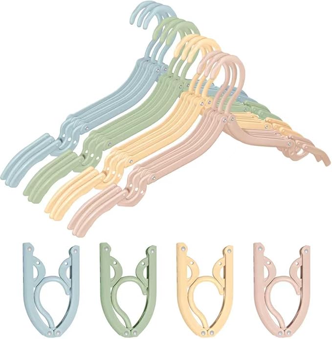 SHERY Travel Clothes Hangers Portable Folding Foldable Cloth Drying Rack Organizer Pack Accessories