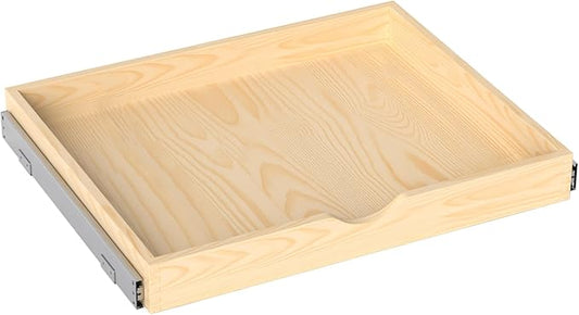 ZOINLIY Wooden Pull Out Cabinet Organizer, Slide Out Drawer for Kitchen Organizers and Storage, Soft Close, Heavy Duty, Fully Expandable